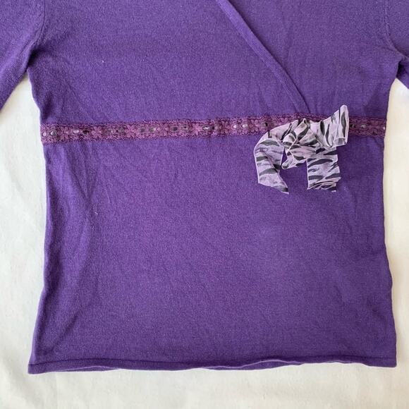 Cour carrée purple sweater - Picture 6 of 6